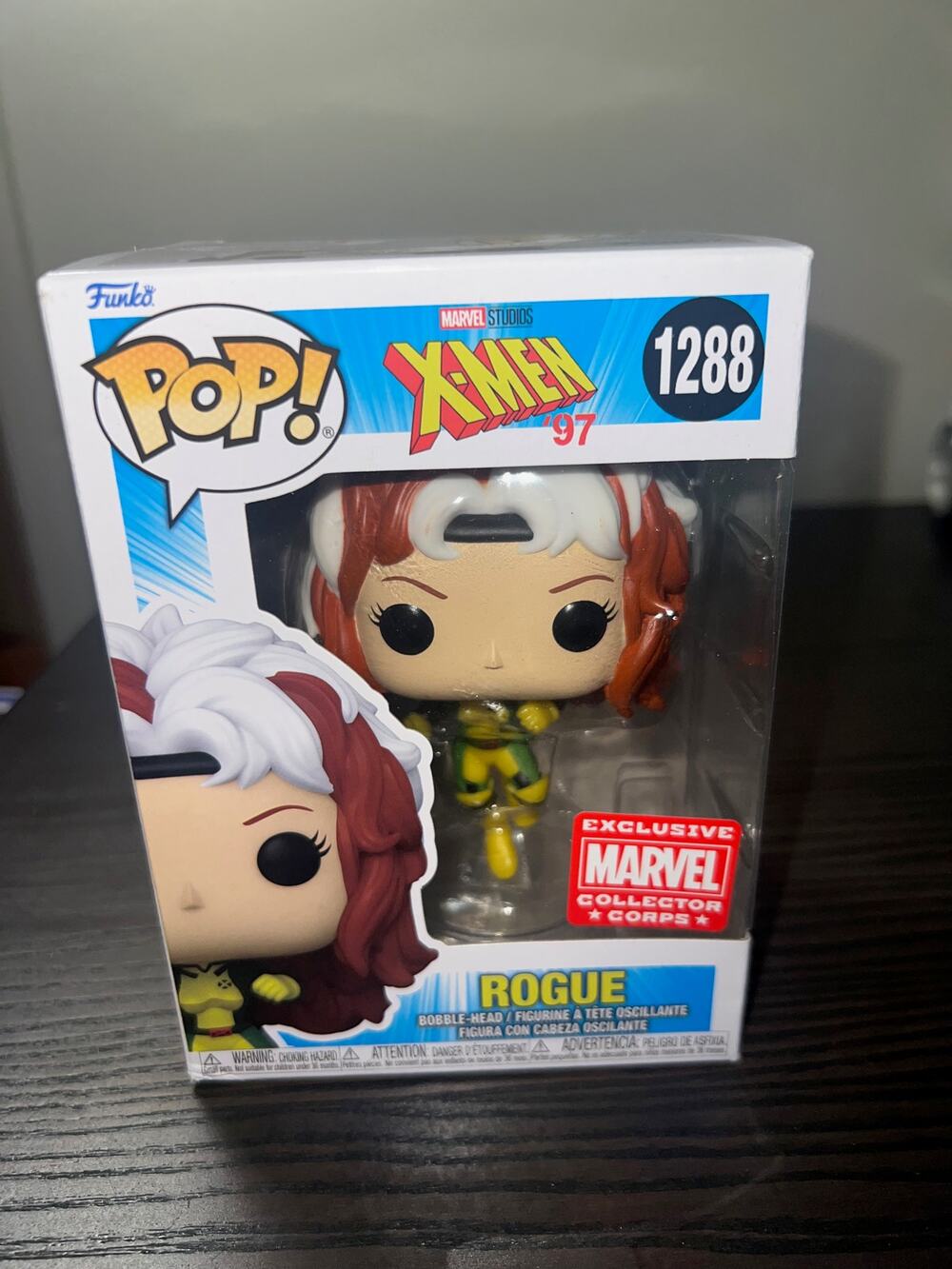 VAULTED EXCLUSIVE Rogue X-Men '97 Funko Pop Bobblehead #1288 Marvel Comics MCU